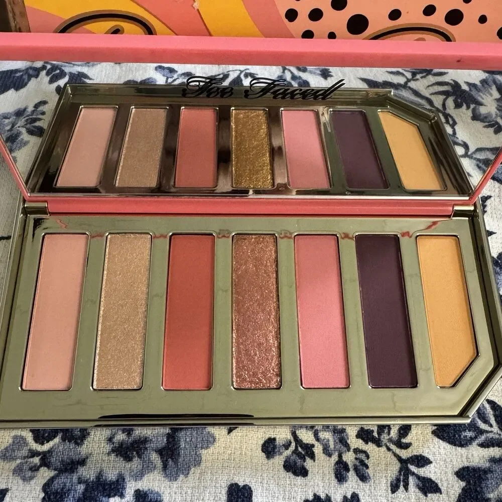 Too Faced Papaya Pop Eye Shadow Palette - 7 Shades - NIB